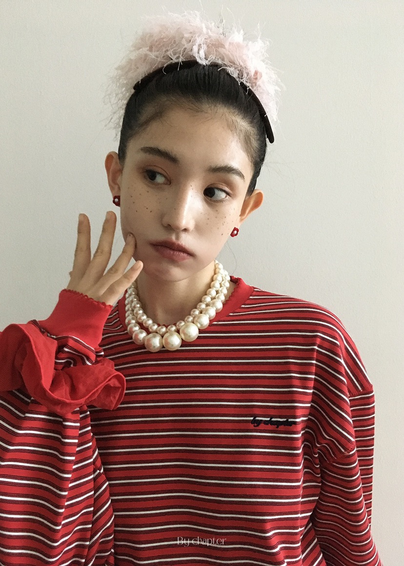 BY CHAPTER東大門㊣代購女士新款職業熱賣推薦25秋冬長袖T恤BY Chapter長袖T恤