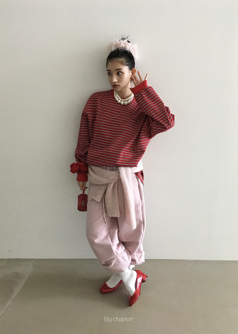 BY CHAPTER東大門㊣代購女士新款職業熱賣推薦25秋冬長袖T恤BY Chapter長袖T恤