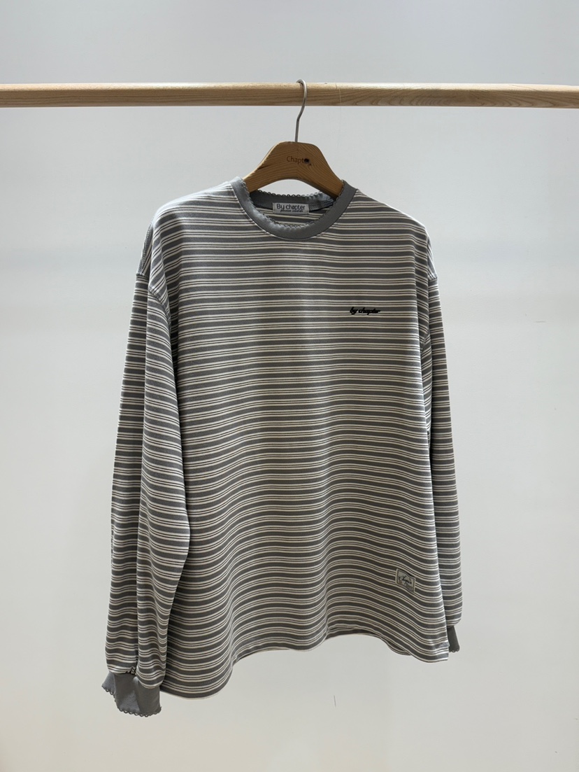 BY CHAPTER東大門㊣代購女士新款職業熱賣推薦25秋冬長袖T恤BY Chapter長袖T恤圖色1