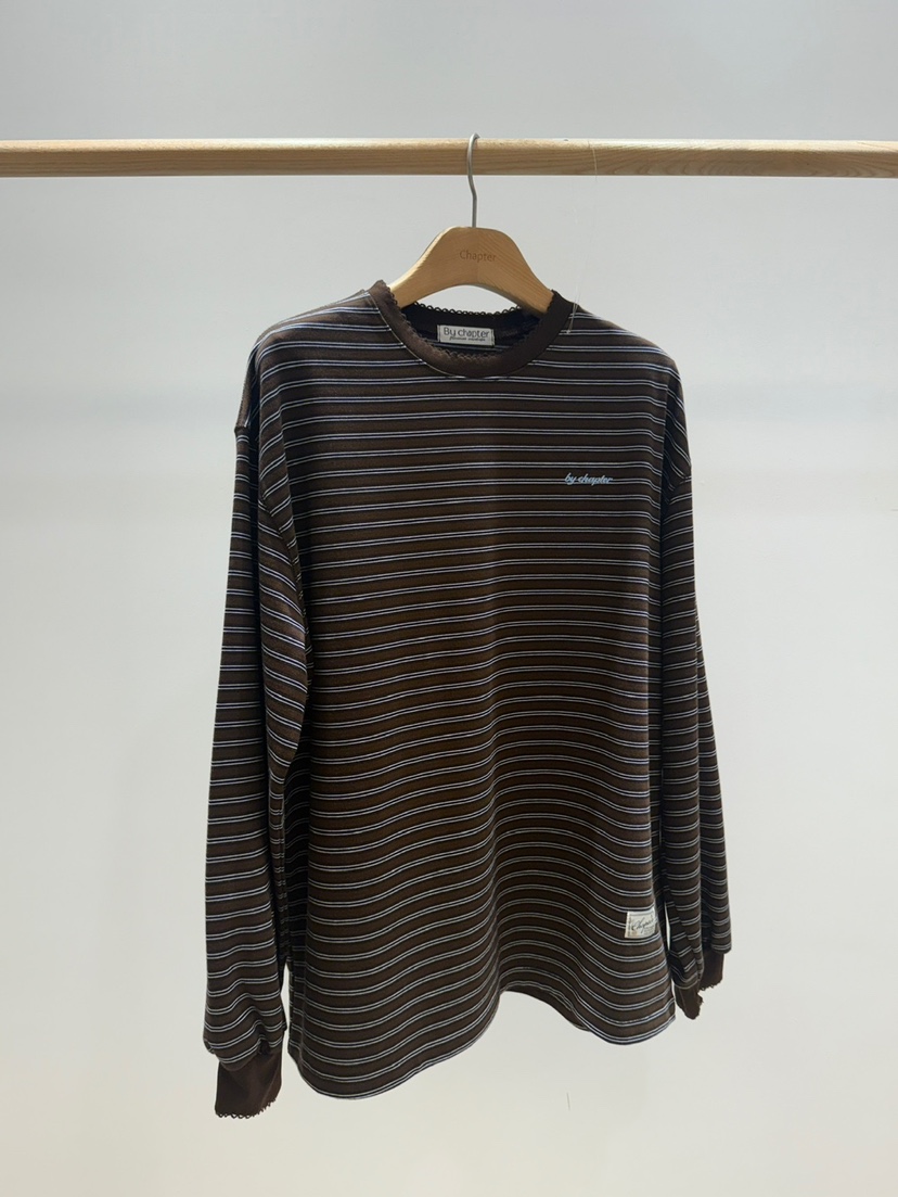 BY CHAPTER東大門㊣代購女士新款職業熱賣推薦25秋冬長袖T恤BY Chapter長袖T恤圖色2