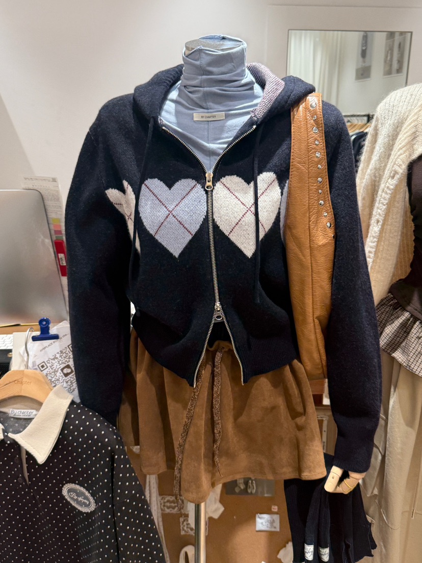 BY CHAPTER東大門㊣實拍女裝新款職業休閑25秋冬人氣夾克拉鏈BY Chapter夾克