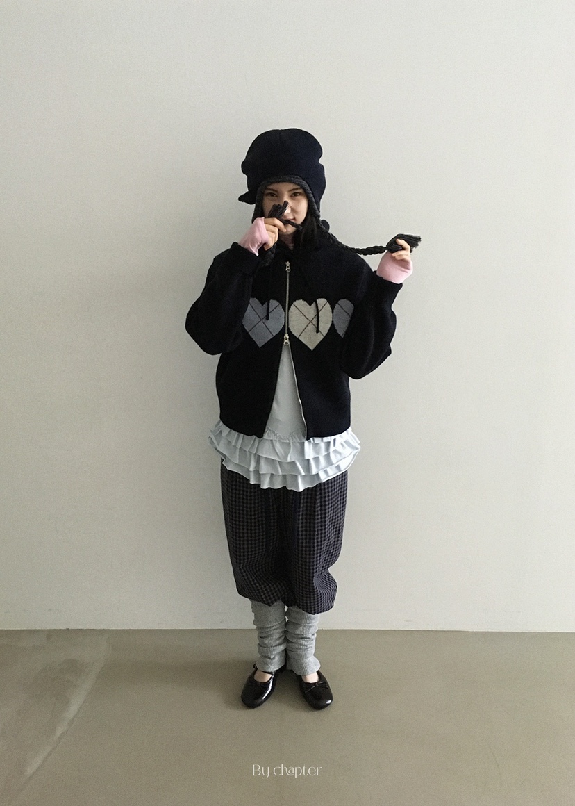 BY CHAPTER東大門㊣實拍女裝新款職業休閑25秋冬人氣夾克拉鏈BY Chapter夾克圖色3