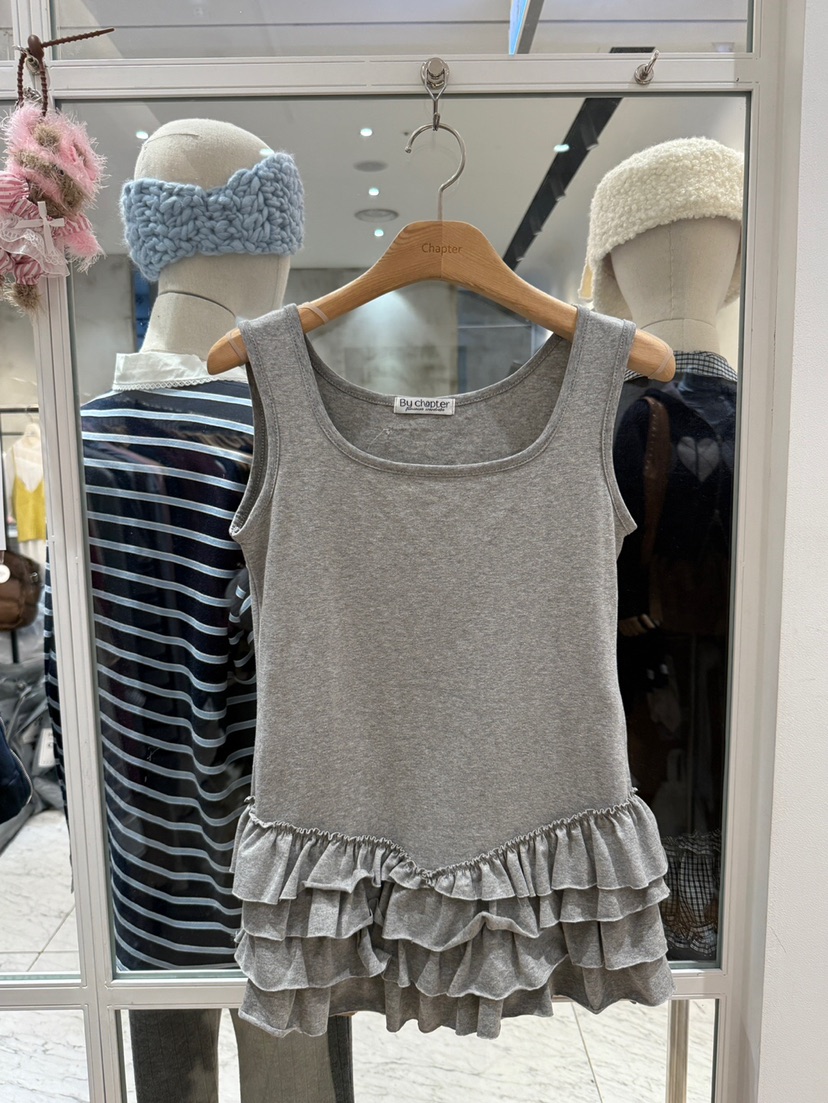 BY CHAPTER韓國直郵㊣女士新品推薦人氣熱賣吊帶背心不含內搭BY Chapter吊帶/背心圖色3