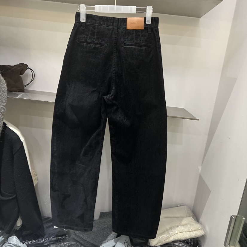 GALLERY-P東大門㊣代購女士新品人氣真品職業牛仔褲天鵝絨GALLERY牛仔褲