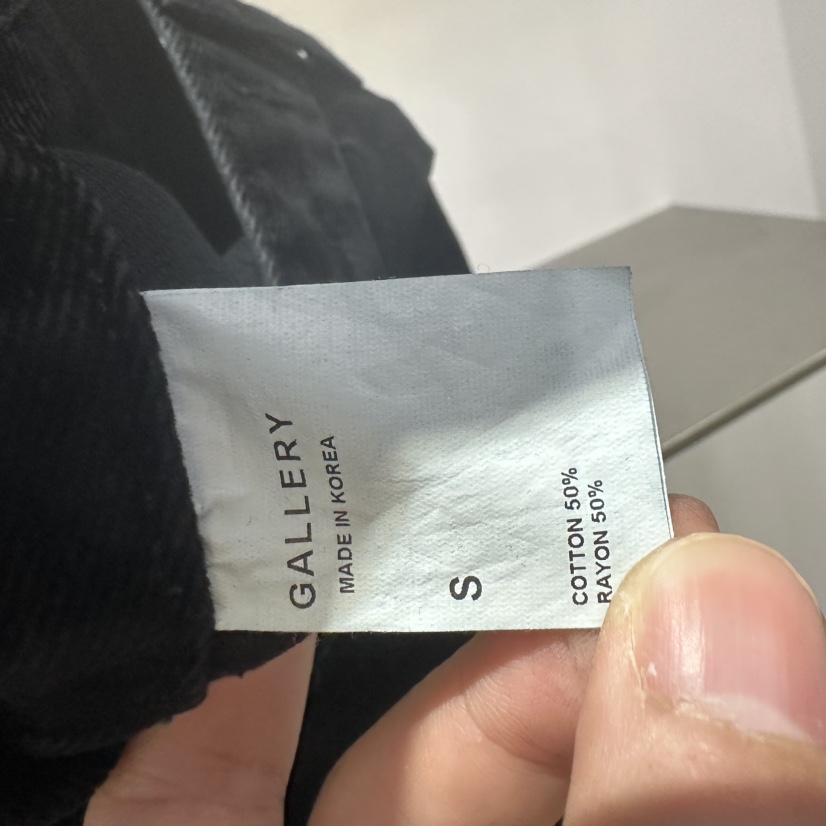 GALLERY-P東大門㊣代購女士新品人氣真品職業牛仔褲天鵝絨GALLERY牛仔褲