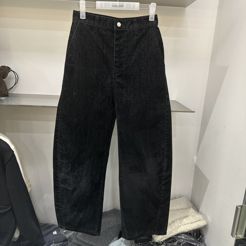 GALLERY-P東大門㊣代購女士新品人氣真品職業牛仔褲天鵝絨GALLERY牛仔褲