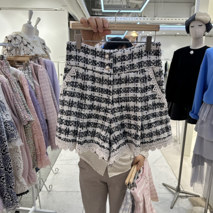 MS東大門㊣代購女裝新款職業25秋冬推薦人氣熱賣時尚真品短褲MS短褲圖色3