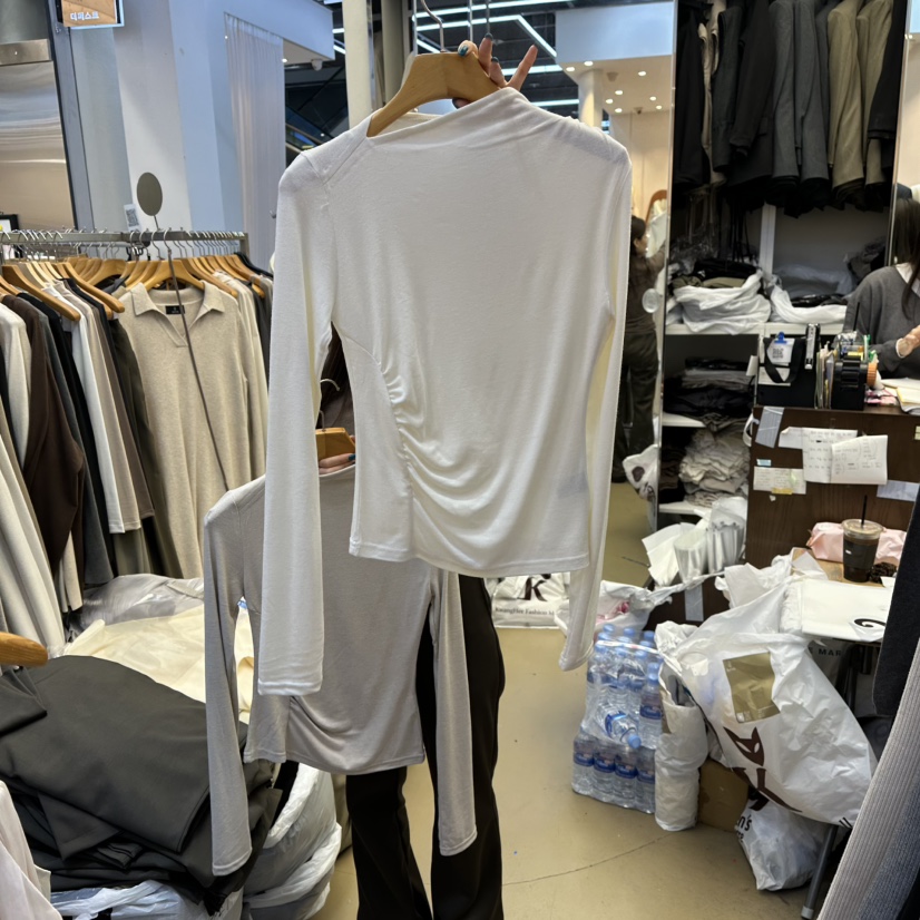 SANS東大門㊣代購女裝新款推薦休閑真品熱賣時尚25秋冬長袖T恤SANS長袖T恤