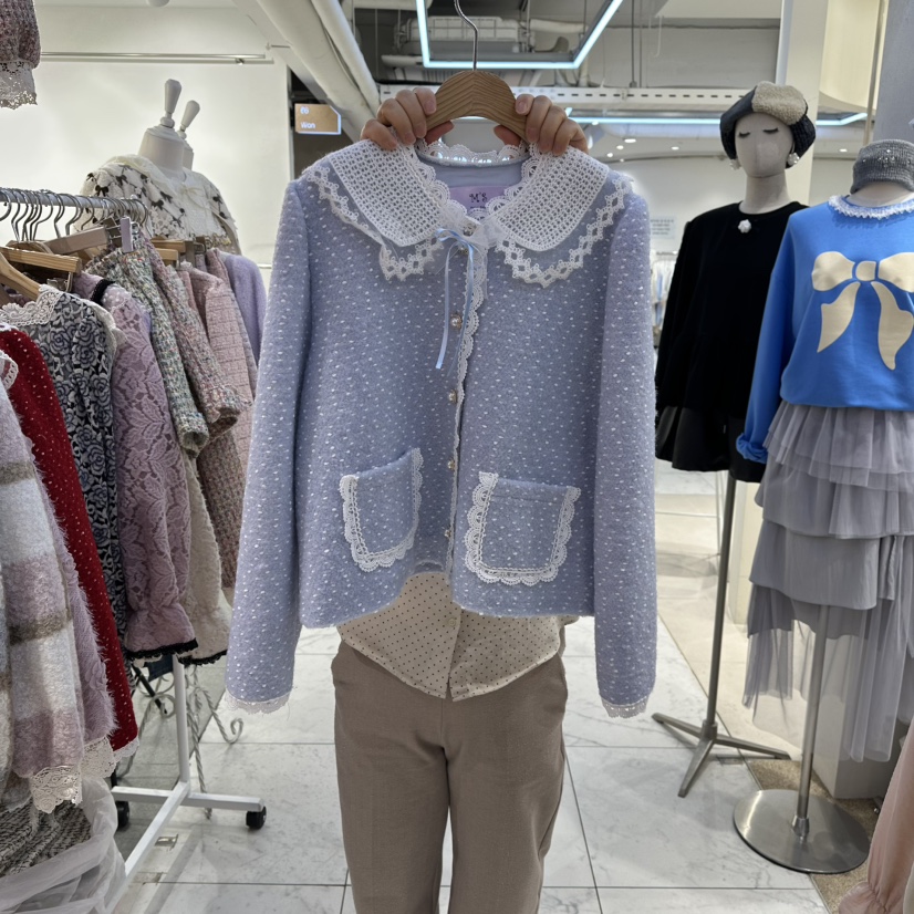 MS韓國代購㊣女裝新品休閑時尚人氣25秋冬真品推薦職業夾克MS夾克