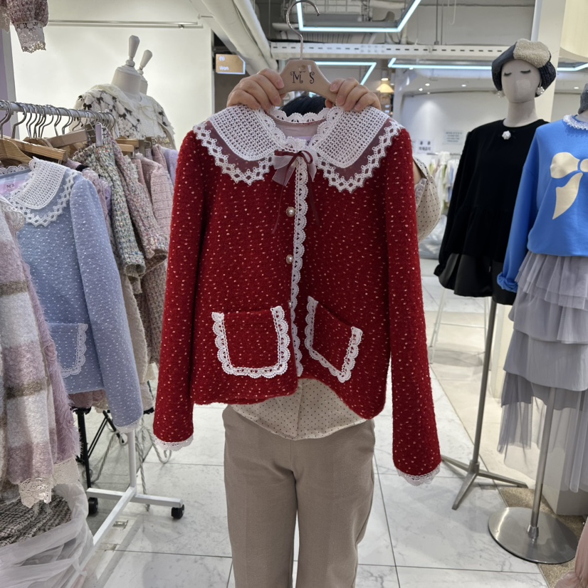 MS韓國代購㊣女裝新品休閑時尚人氣25秋冬真品推薦職業夾克MS夾克圖色2