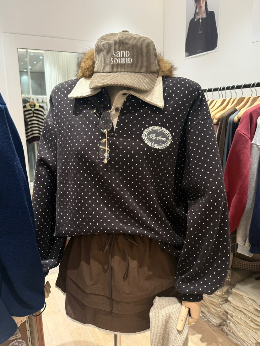 BY CHAPTER韓國代購㊣女裝新款真品時尚休閑推薦職業人氣衛衣BY Chapter衛衣圖色2