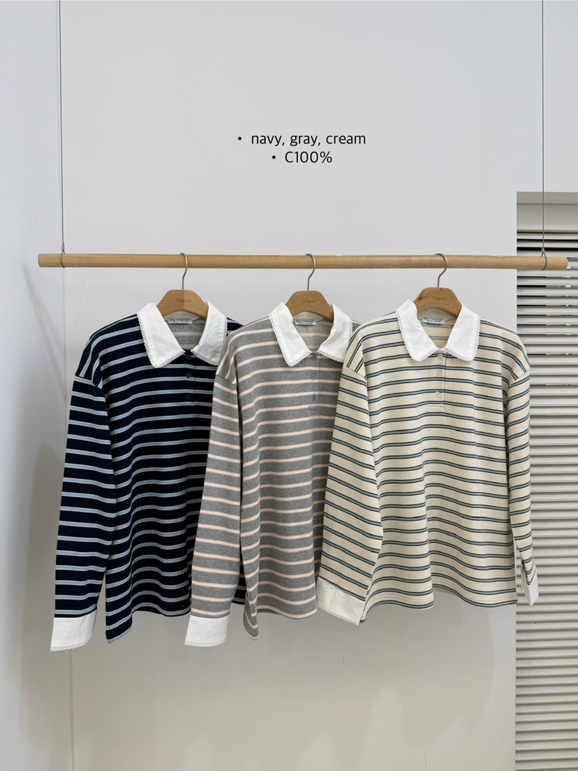 BY CHAPTER韓國代購㊣女裝新品熱賣真品時尚職業人氣長袖T恤BY Chapter長袖T恤