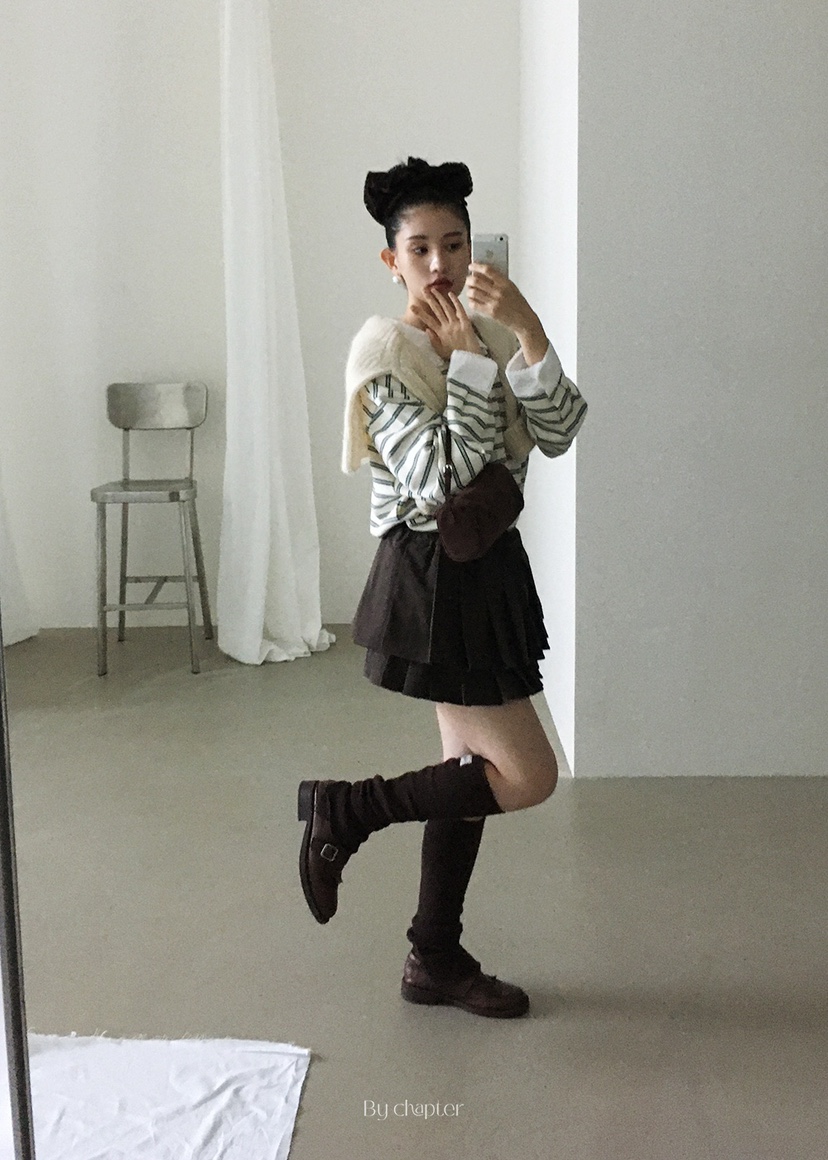 BY CHAPTER韓國代購㊣女裝新品熱賣真品時尚職業人氣長袖T恤BY Chapter長袖T恤