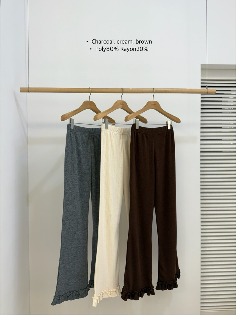 BY CHAPTER韓國代購㊣女裝新品真品25秋冬推薦時尚職業休閑褲BY Chapter休閑褲