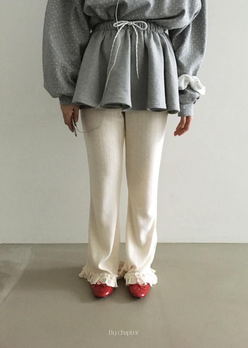 BY CHAPTER韓國代購㊣女裝新品真品25秋冬推薦時尚職業休閑褲BY Chapter休閑褲圖色3