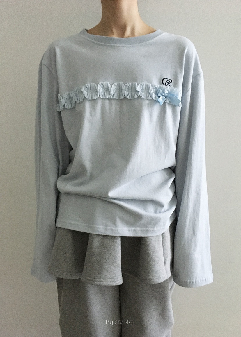 BY CHAPTER東大門㊣實拍女士新款休閑真品時尚職業長袖T恤BY Chapter長袖T恤