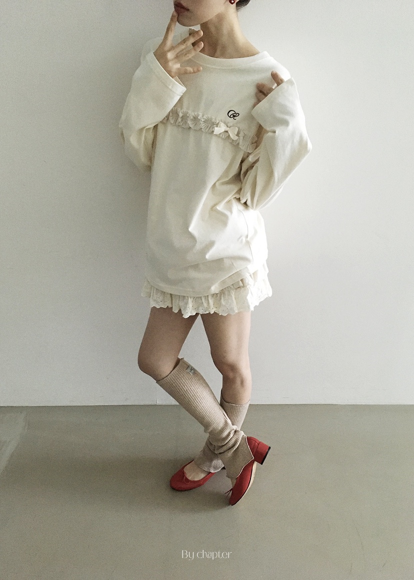 BY CHAPTER東大門㊣實拍女士新款休閑真品時尚職業長袖T恤BY Chapter長袖T恤