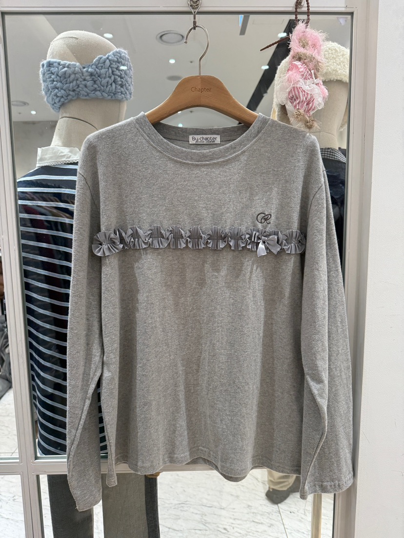 BY CHAPTER東大門㊣實拍女士新款休閑真品時尚職業長袖T恤BY Chapter長袖T恤圖色3