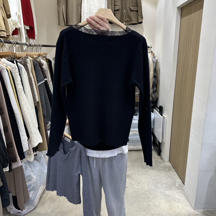 HOLYBANANA韓國直郵㊣女裝新款熱賣休閑真品時尚25秋冬針織衫groovy.H/HOLYBANANA針織衫