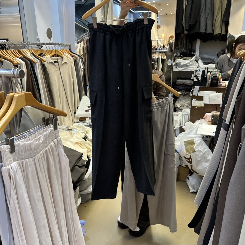 SANS東大門㊣代購女士新款熱賣推薦25秋冬時尚休閑人氣休閑褲SANS休閑褲圖色2