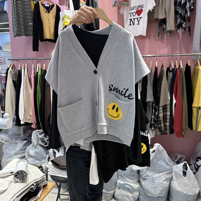 K STORY韓國代購㊣女裝新品25秋冬休閑時尚人氣馬甲不含內搭K STORY馬甲圖色1