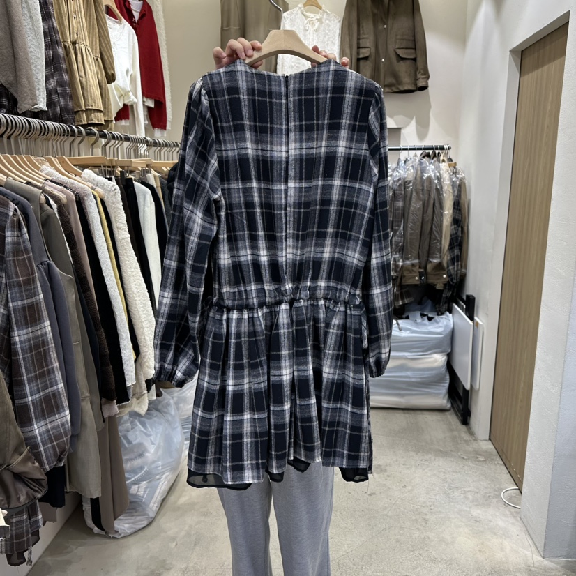 HOLYBANANA東大門㊣實拍女裝新款熱賣休閑職業25秋冬連衣裙groovy.H/HOLYBANANA連衣裙