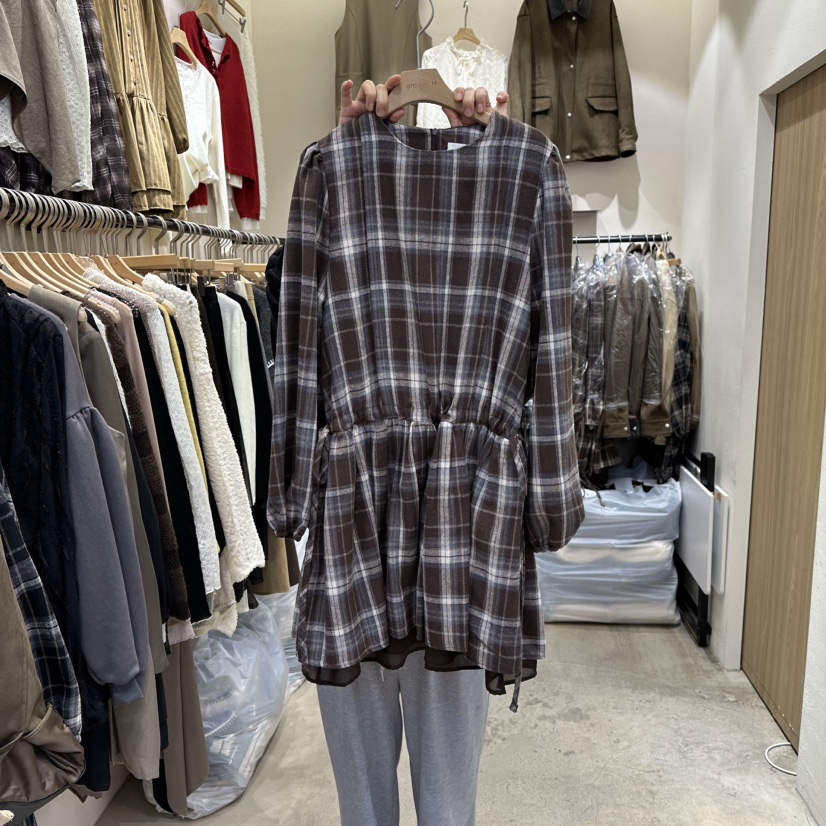 HOLYBANANA東大門㊣實拍女裝新款熱賣休閑職業25秋冬連衣裙groovy.H/HOLYBANANA連衣裙