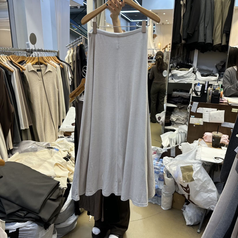 SANS韓國代購㊣女士新款人氣職業25秋冬真品時尚休閑推薦長裙SANS長裙