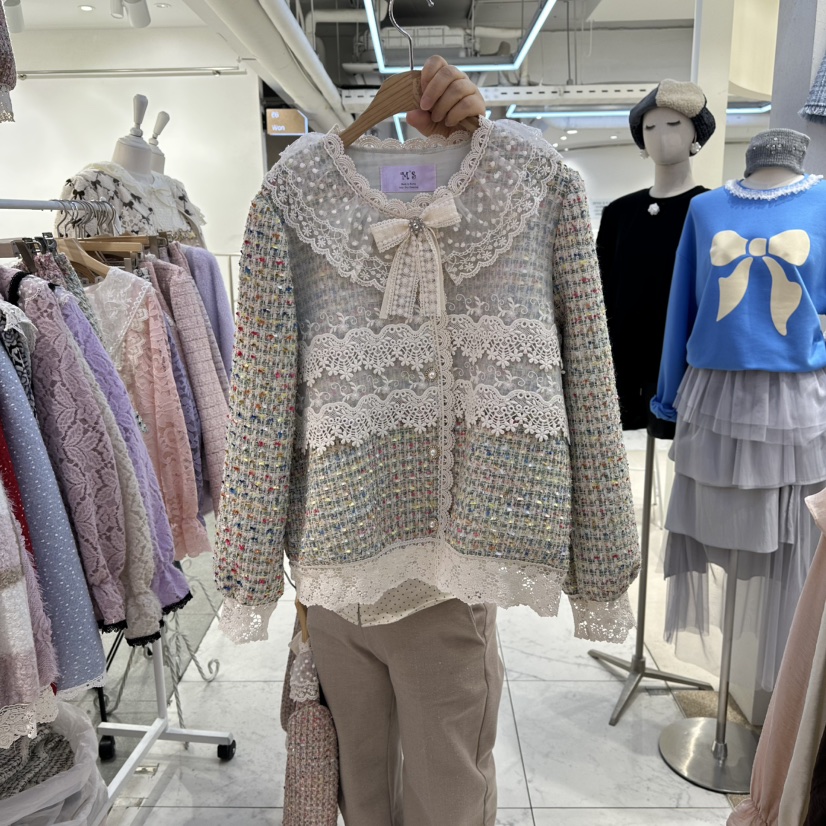 MS韓國直郵㊣女裝新品熱賣人氣推薦真品時尚職業休閑25秋冬夾克MS夾克圖色2