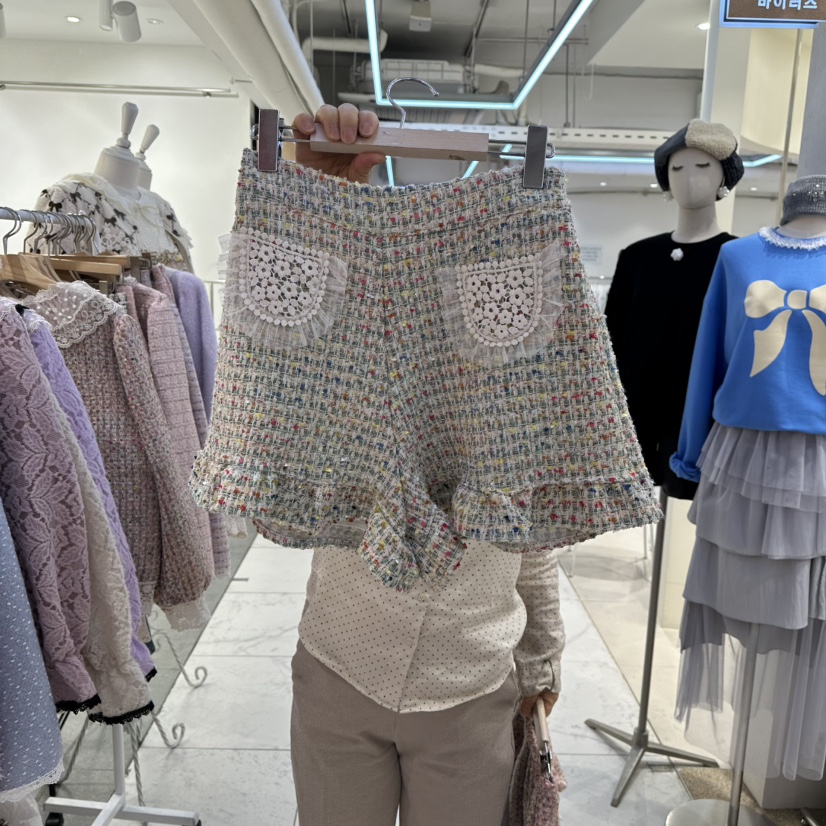 MS韓國直郵㊣女裝新款職業25秋冬推薦熱賣真品休閑時尚短褲MS短褲圖色2