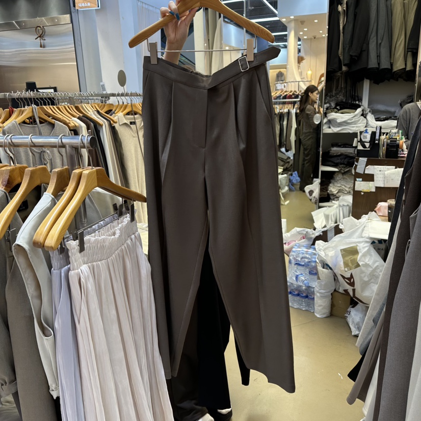 SANS東大門㊣實拍女裝新品推薦25秋冬人氣職業休閑熱賣休閑褲SANS休閑褲圖色2