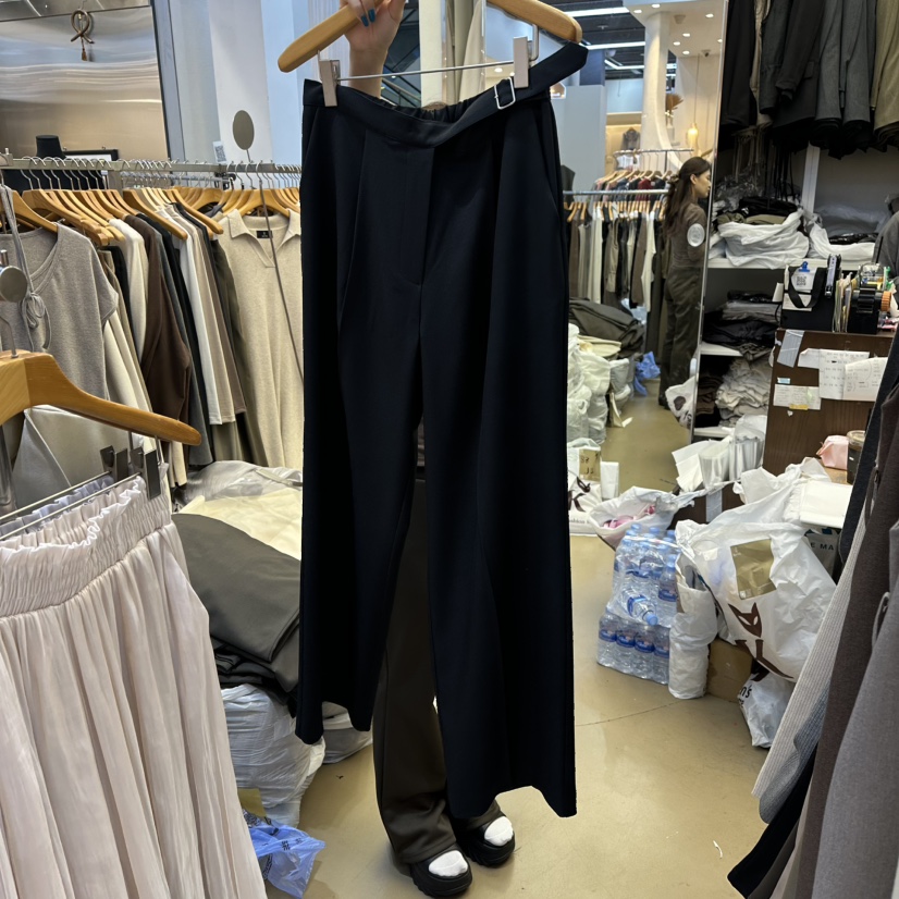 SANS東大門㊣實拍女裝新品推薦25秋冬人氣職業休閑熱賣休閑褲SANS休閑褲圖色3