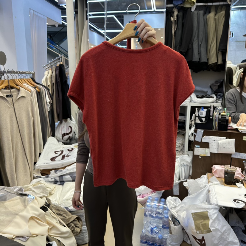 SANS東大門㊣直郵女裝新品真品時尚推薦人氣熱賣25秋冬T恤假兩件SANST恤