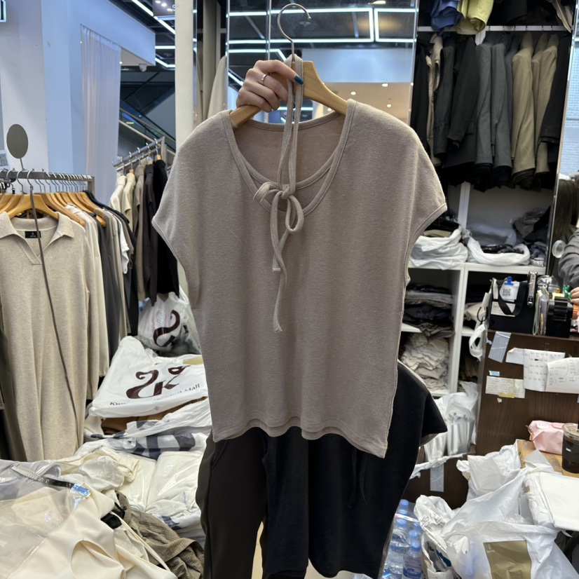 SANS東大門㊣直郵女裝新品真品時尚推薦人氣熱賣25秋冬T恤假兩件SANST恤圖色2