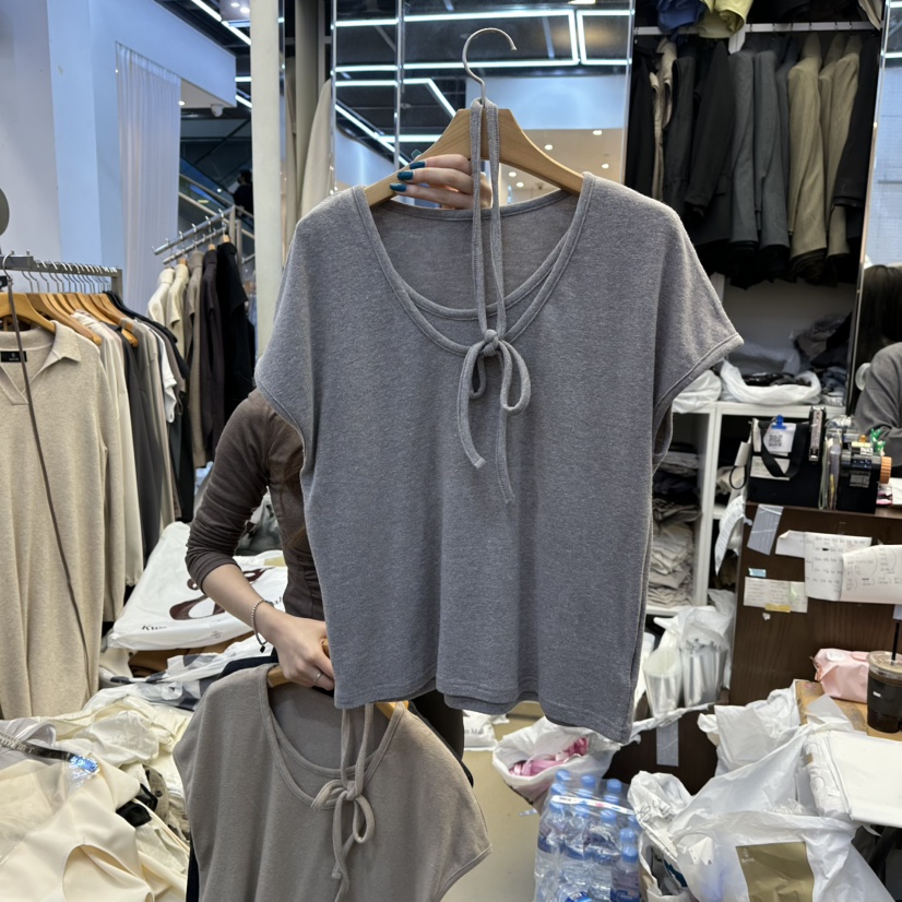 SANS東大門㊣直郵女裝新品真品時尚推薦人氣熱賣25秋冬T恤假兩件SANST恤圖色4