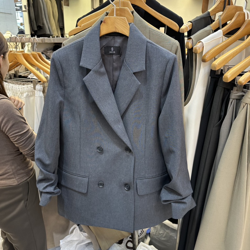 SANS東大門㊣實拍女裝新款職業推薦熱賣真品休閑25秋冬夾克SANS夾克