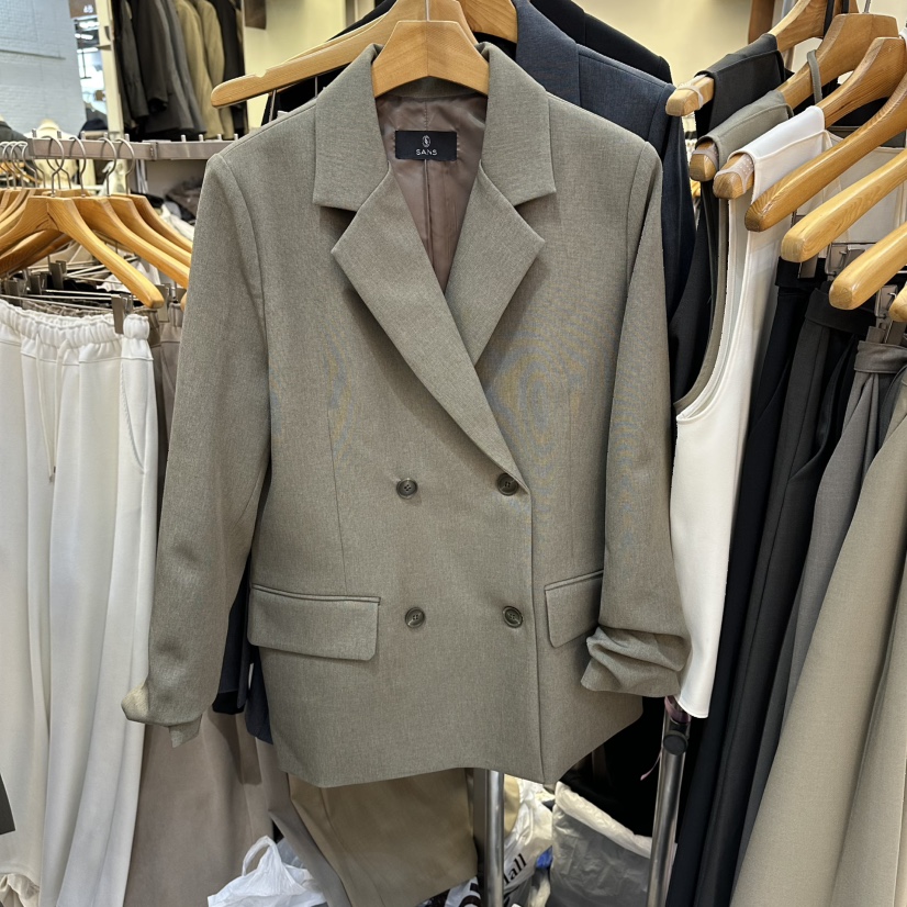 SANS東大門㊣實拍女裝新款職業推薦熱賣真品休閑25秋冬夾克SANS夾克圖色2
