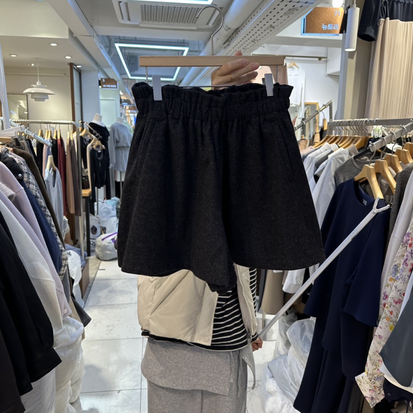 HARU韓國代購㊣女裝新品休閑真品人氣25秋冬職業推薦短褲羊毛HARU-Q短褲圖色3