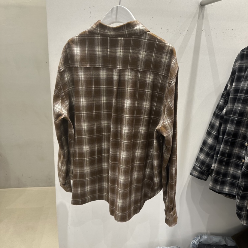 THE SECOND GROW東大門㊣代購女士新品職業襯衫蕾絲衫格紋THE SECOND GROW襯衫/蕾絲衫