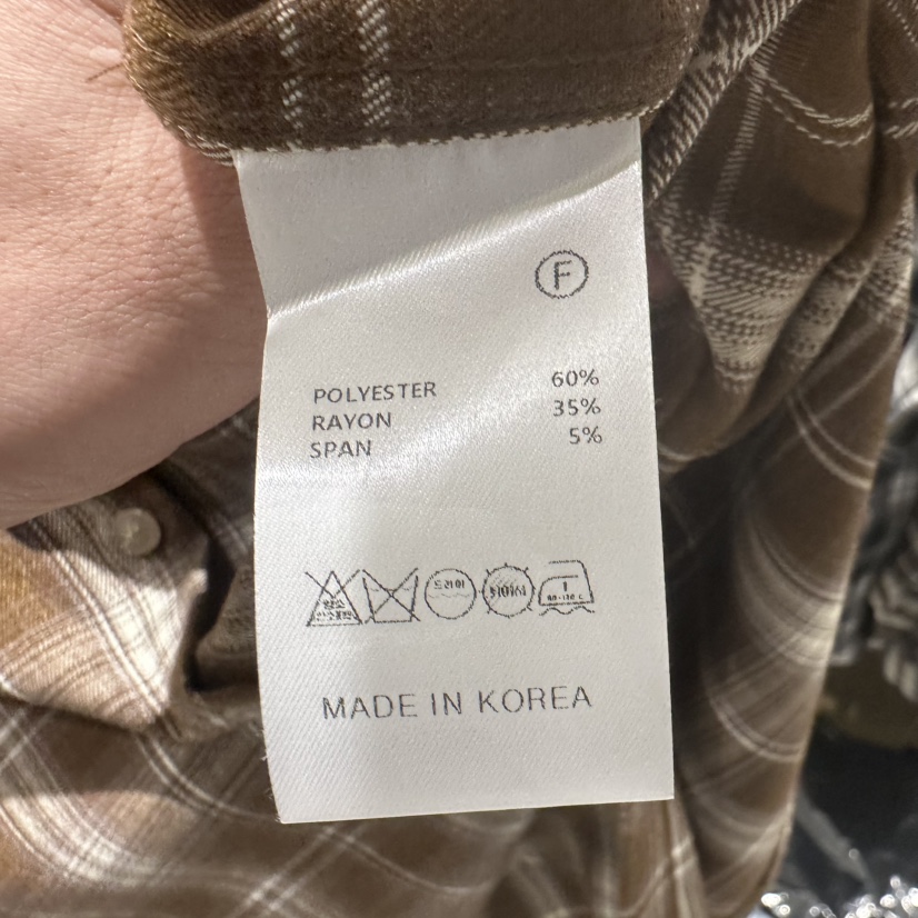 THE SECOND GROW東大門㊣代購女士新品職業襯衫蕾絲衫格紋THE SECOND GROW襯衫/蕾絲衫