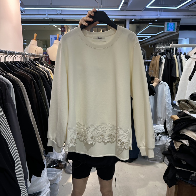 BAKHA東大門㊣直郵女裝新款時尚真品25秋冬休閑熱賣衛衣刺繡BAKHA衛衣圖色1