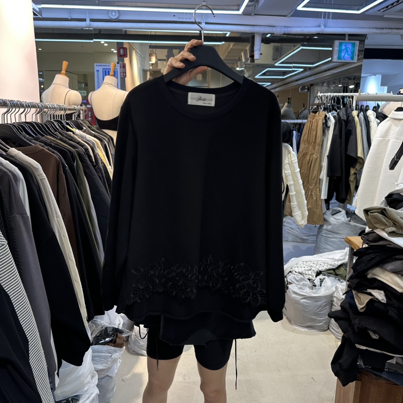 BAKHA東大門㊣直郵女裝新款時尚真品25秋冬休閑熱賣衛衣刺繡BAKHA衛衣圖色3