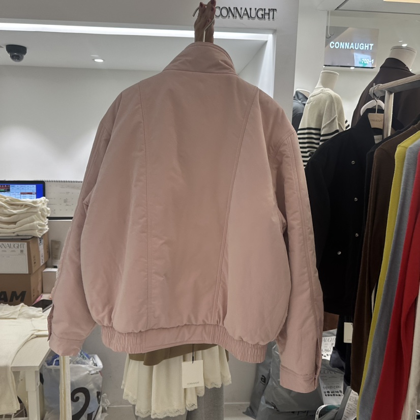 DAILYJUD韓國代購㊣女士新品熱賣休閑25秋冬人氣真品夾克絎縫CONNAUGHT夾克