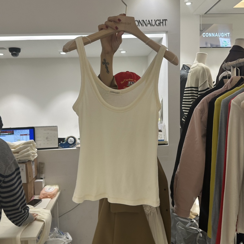 DAILYJUD韓國代購㊣女裝新品時尚人氣推薦熱賣吊帶背心安哥拉CONNAUGHT吊帶/背心圖色1