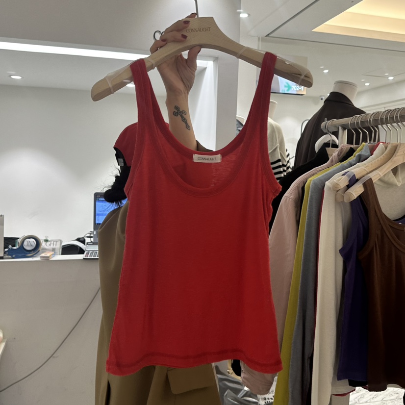 DAILYJUD韓國代購㊣女裝新品時尚人氣推薦熱賣吊帶背心安哥拉CONNAUGHT吊帶/背心圖色2