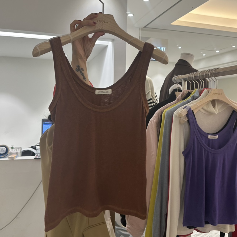 DAILYJUD韓國代購㊣女裝新品時尚人氣推薦熱賣吊帶背心安哥拉CONNAUGHT吊帶/背心圖色4