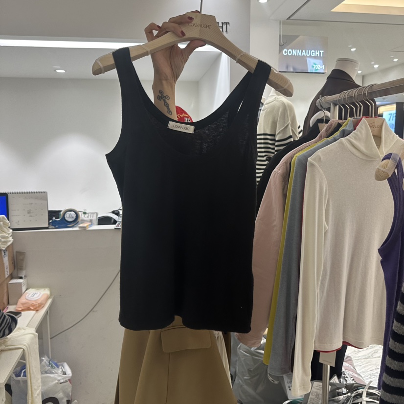 DAILYJUD韓國代購㊣女裝新品時尚人氣推薦熱賣吊帶背心安哥拉CONNAUGHT吊帶/背心圖色5