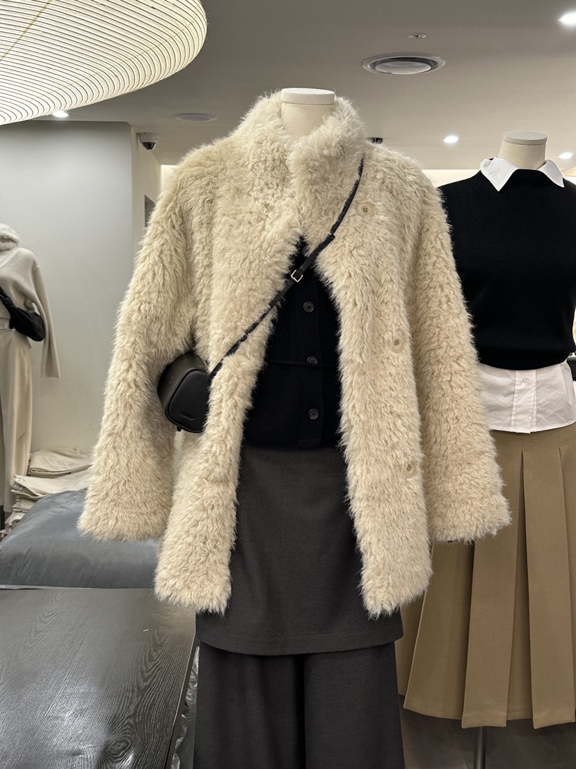 YOUR-P韓國代購㊣女士新款真品推薦人氣熱賣短款大衣不含腰帶YOUR-P短款大衣圖色3