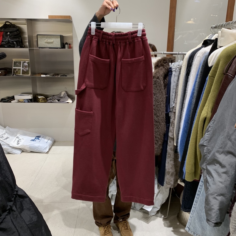 TEMPTING東大門㊣代購女裝新品25秋冬職業人氣熱賣休閑褲加絨TEMPTING休閑褲