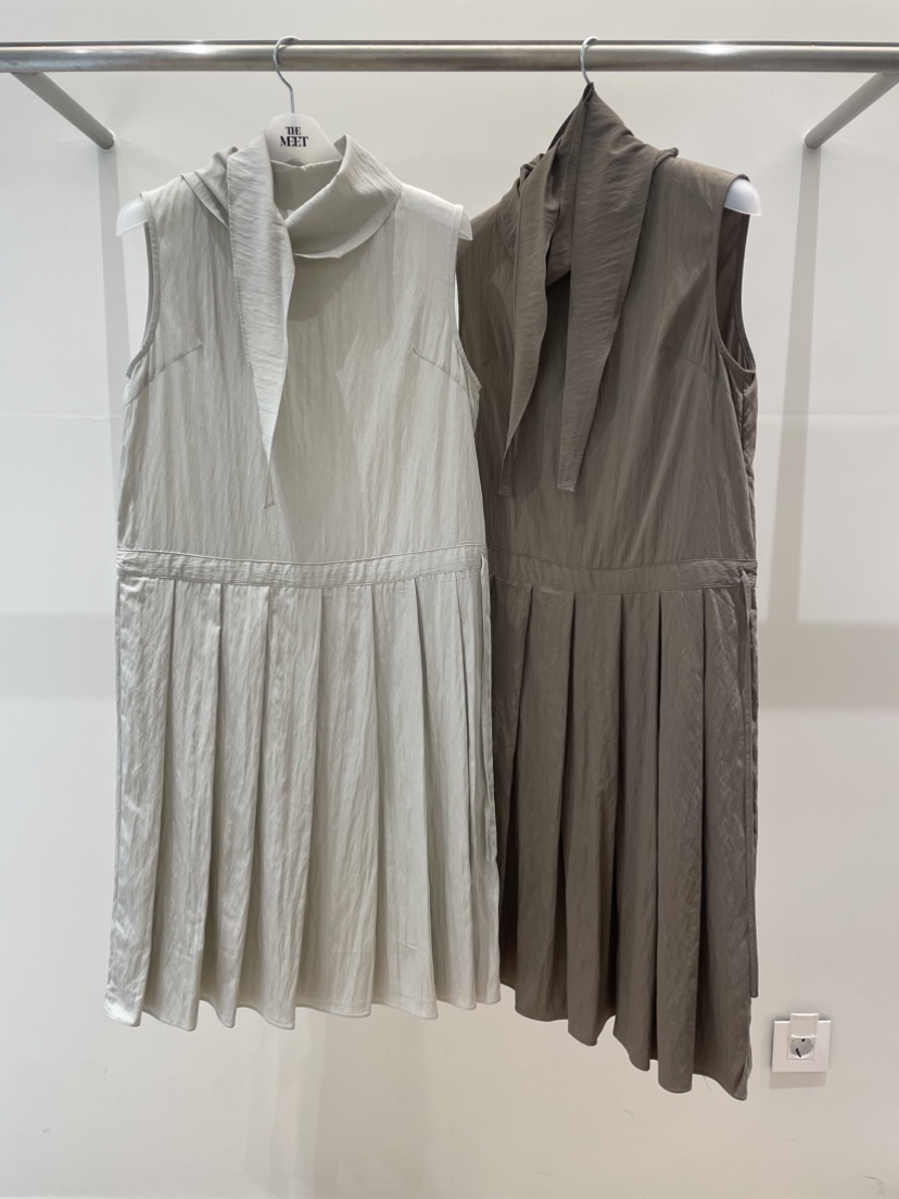 MEET ME東大門㊣直郵女士新款職業推薦熱賣真品休閑連衣裙MEET ME連衣裙圖色2左二色